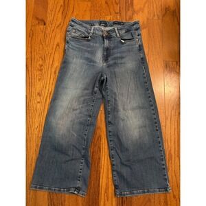 J Jill Denim High Rise Full Leg Crop Jeans Size 10P